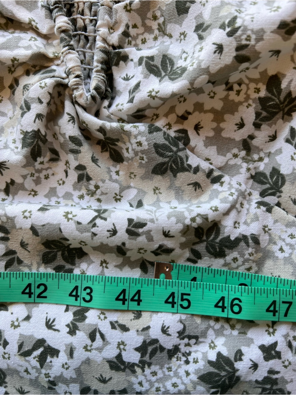 City Chic White Dress with Olive Green Floral Detail - Picture 7 of 8